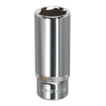 Premier Fully Polished Deep Socket 1/4"Sq Drive 14mm