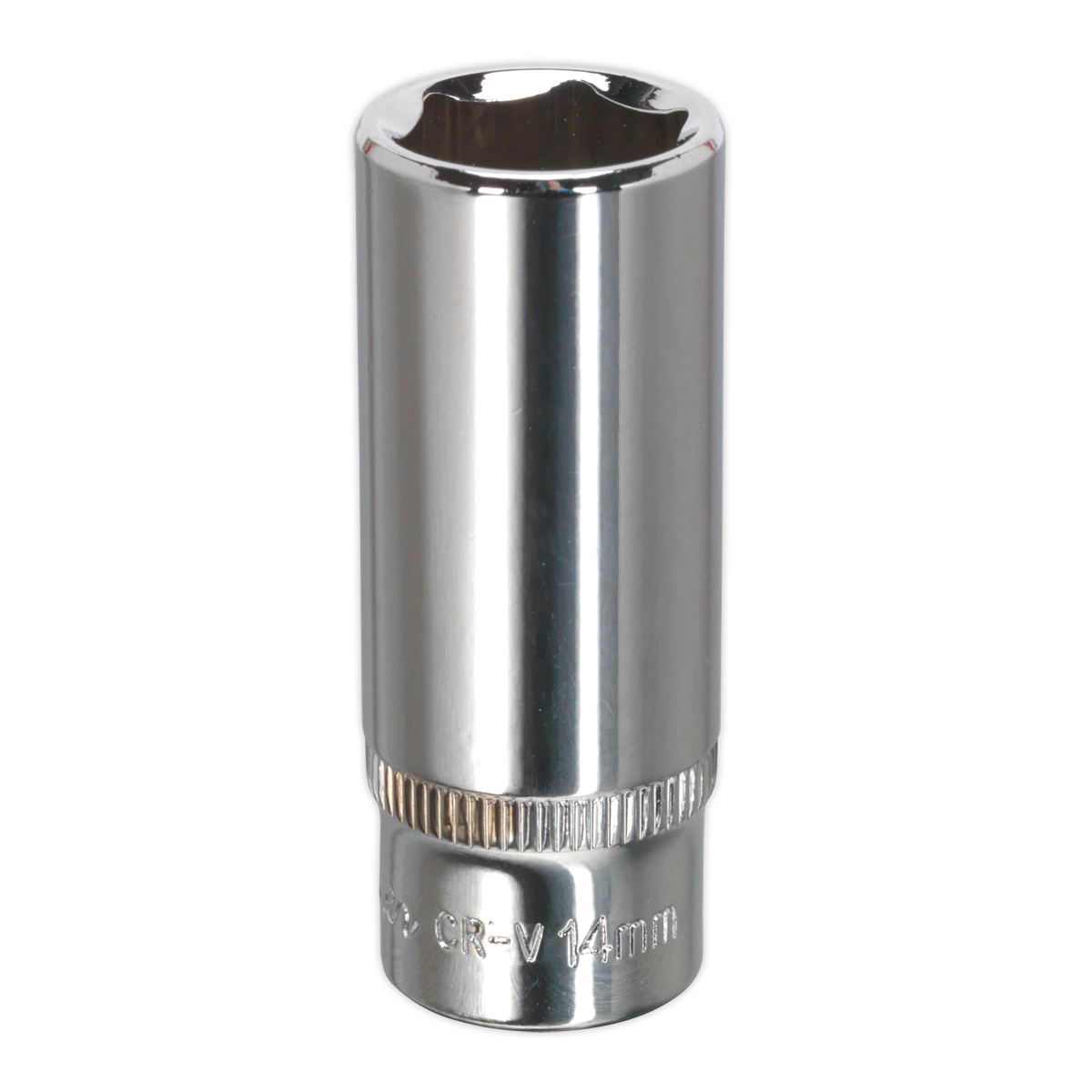 Premier Fully Polished Deep Socket 1/4"Sq Drive 14mm