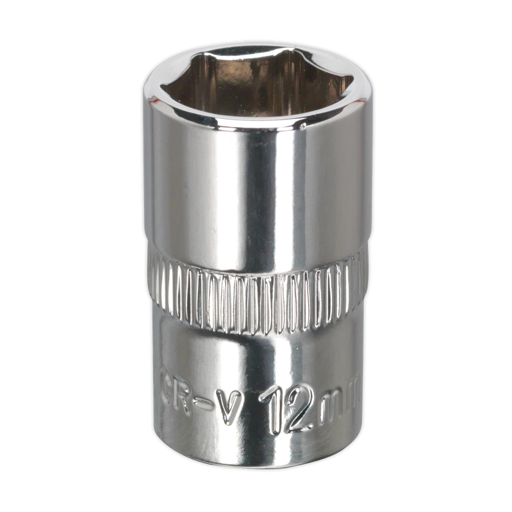 Premier Fully Polished Socket 3/8"Sq Drive 12mm