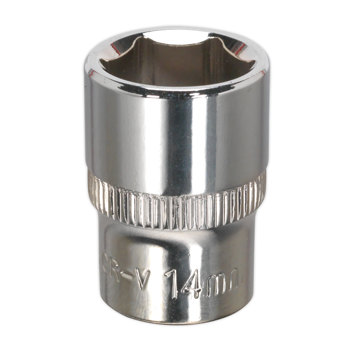 Premier Fully Polished Socket 3/8"Sq Drive 14mm