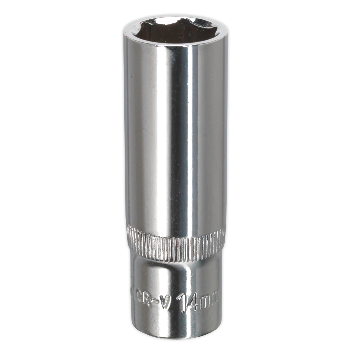 Premier Fully Polished Deep Socket 3/8"Sq Drive 14mm