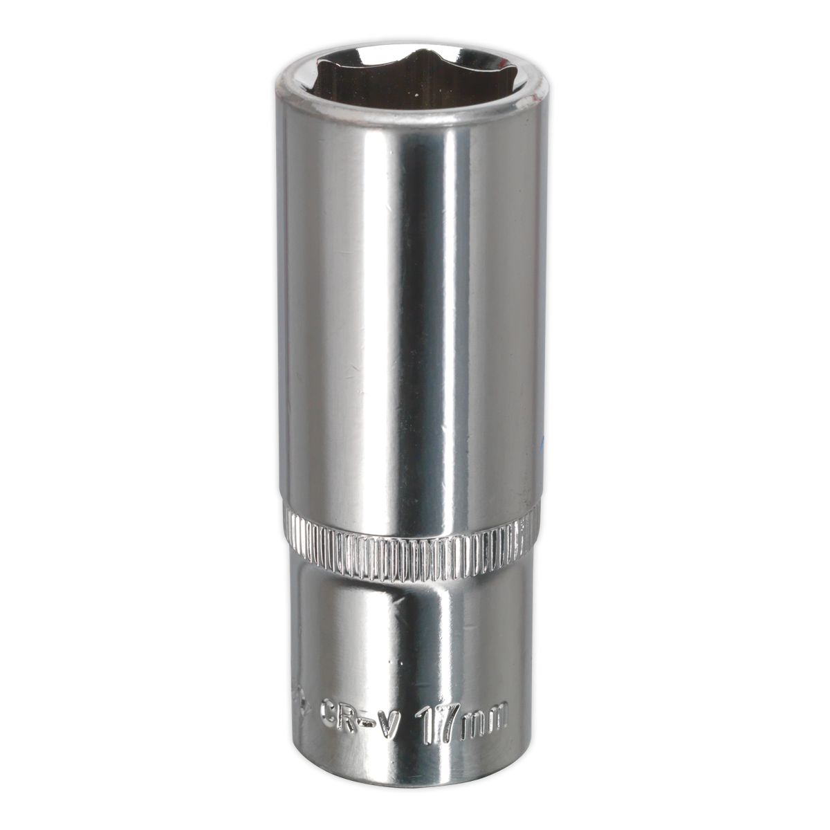 Premier Fully Polished Deep Socket 3/8"Sq Drive 17mm