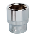 Premier Fully Polished Socket 3/8"Sq Drive 18mm