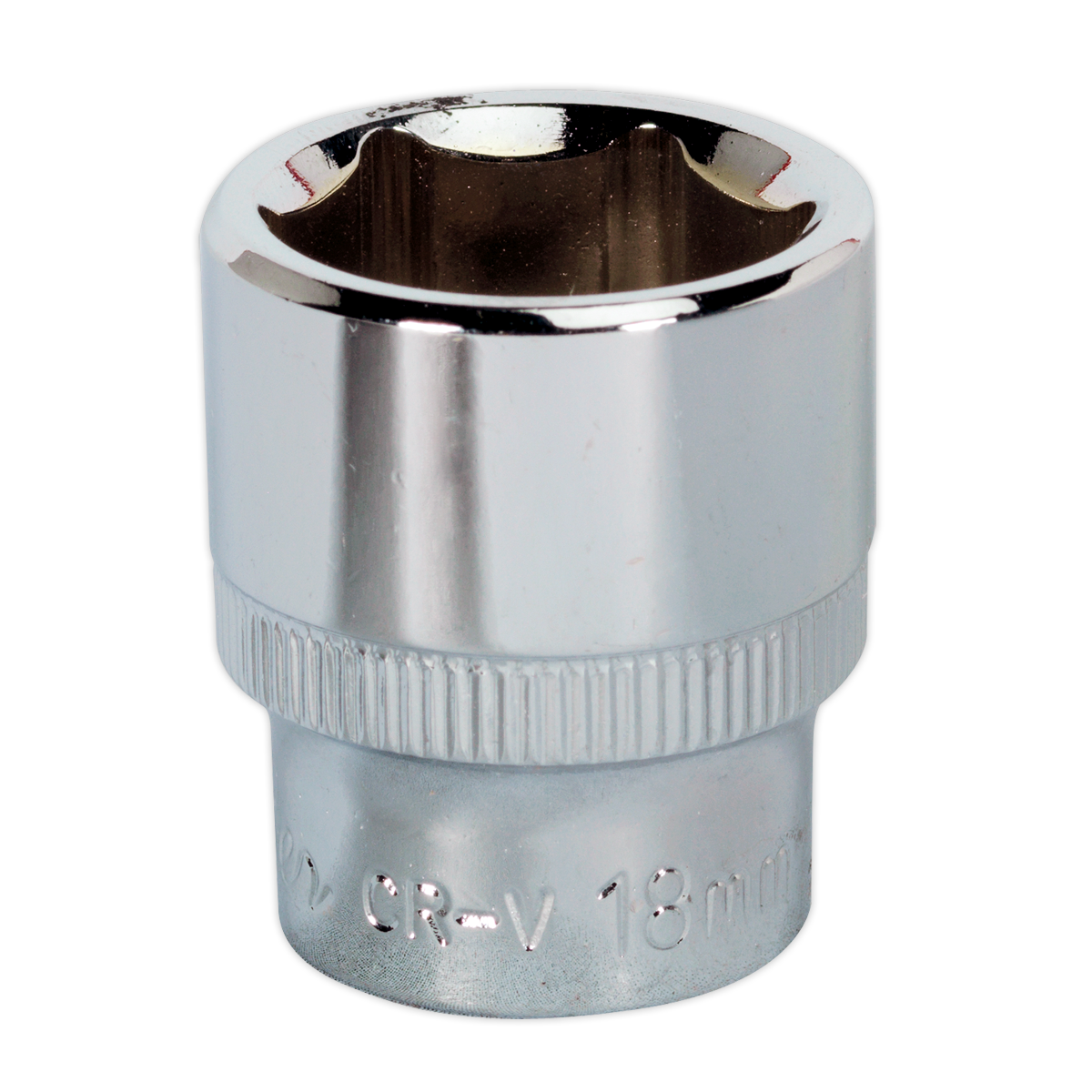 Premier Fully Polished Socket 3/8"Sq Drive 18mm