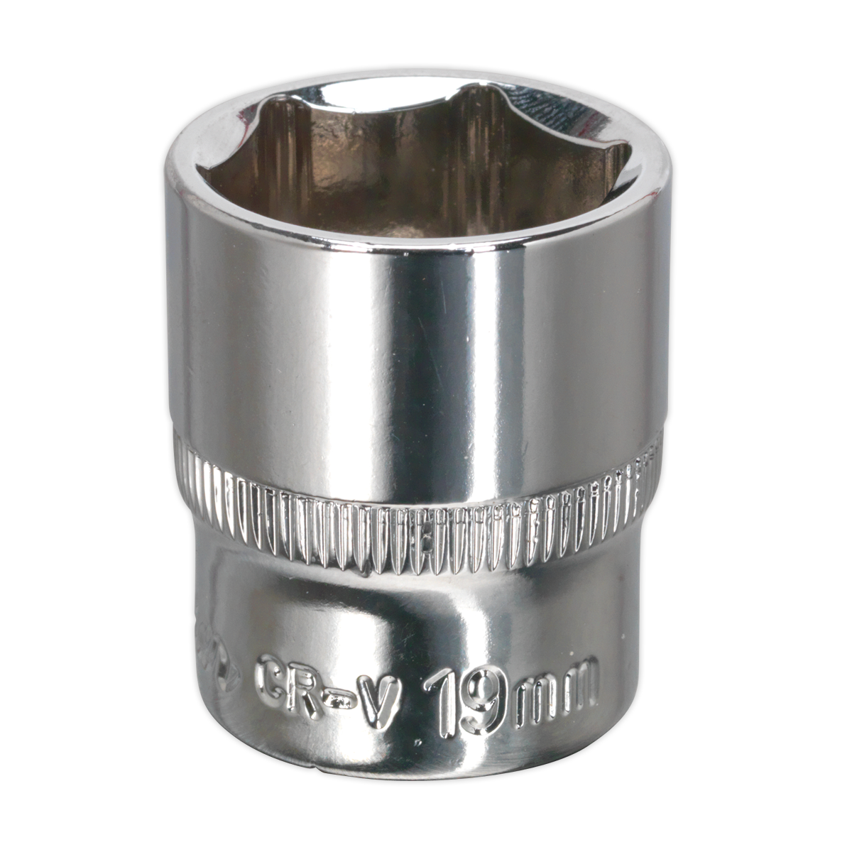 Premier Fully Polished Socket 3/8"Sq Drive 19mm