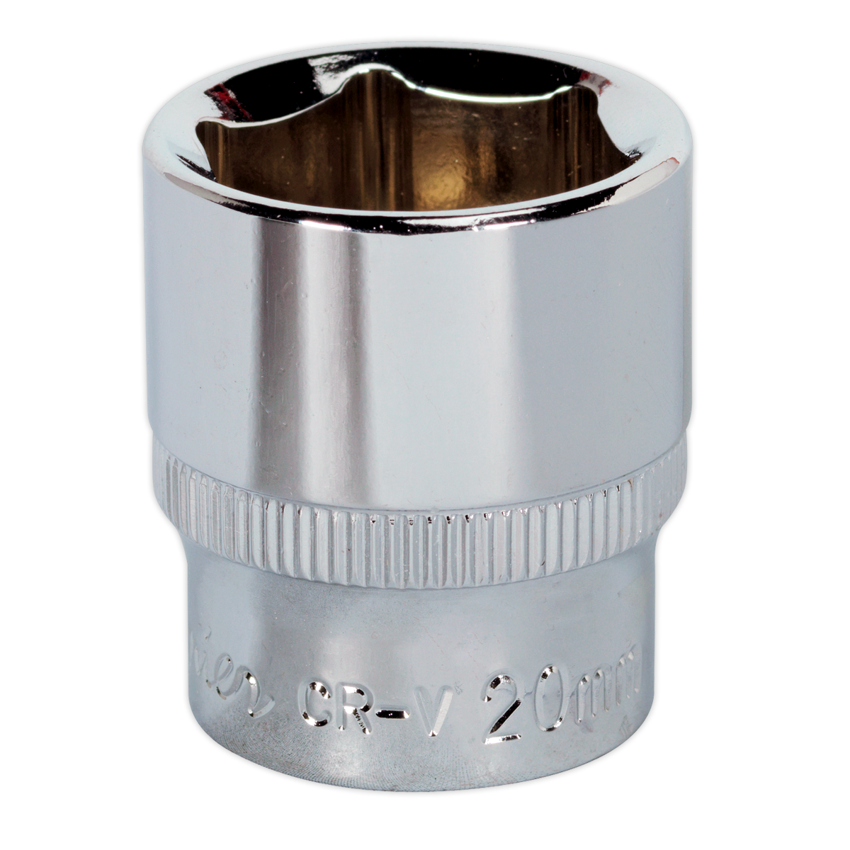 Premier Fully Polished Socket 3/8"Sq Drive 20mm