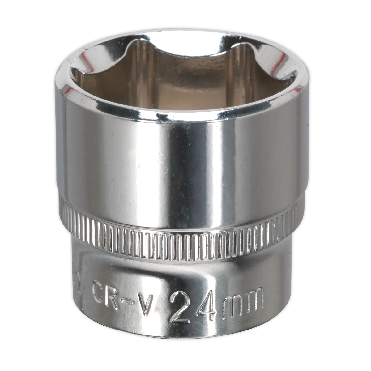 Premier Fully Polished Socket 3/8"Sq Drive 24mm