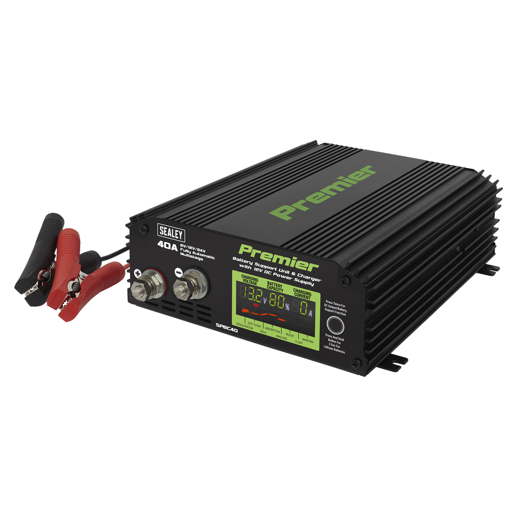 Premier Battery Support Unit Charger & Maintainer 40A