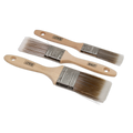 Wooden Handle Paint Brush Set 3pc