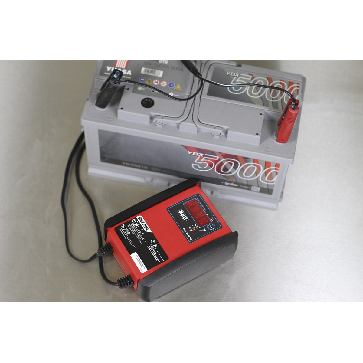 12V Intelligent Speed Charge Battery Charger/Maintainer, 10A (SPI10S)
