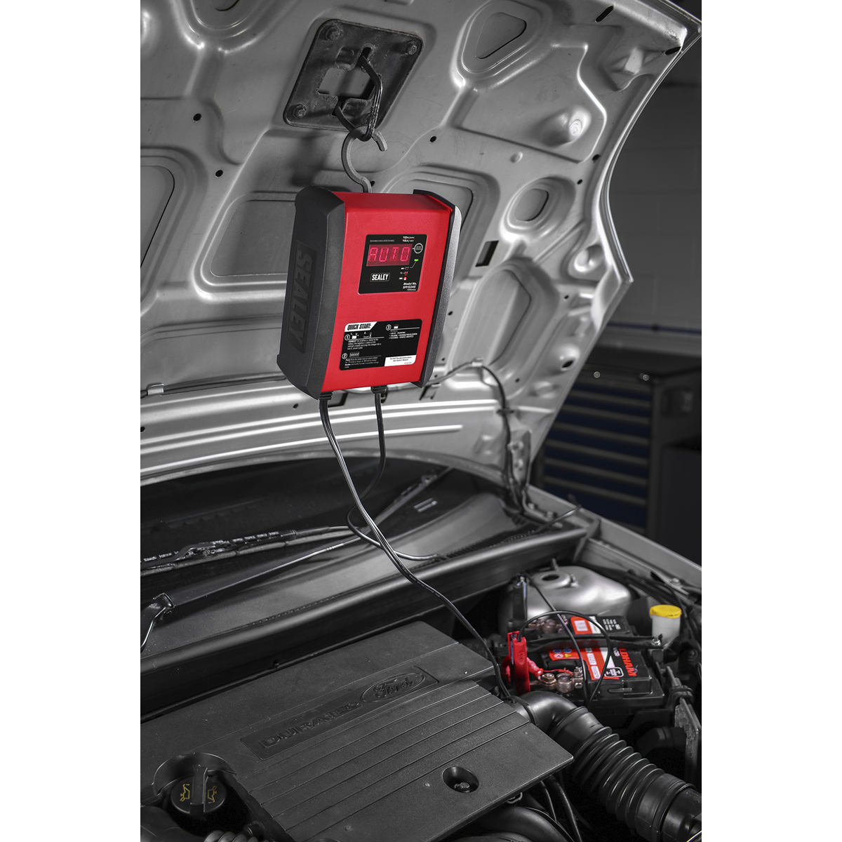 12/24V Intelligent Speed Charge Battery Charger/Maintainer, 15/10A (SPI1224S)