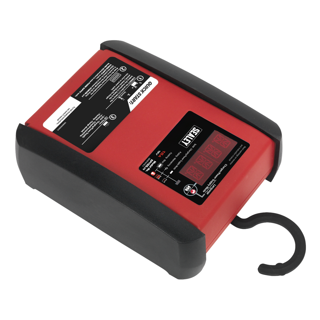 12V Intelligent Speed Charge Battery Charger/Maintainer, 15A (SPI15S)