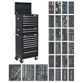 Superline PRO® Tool Chest Combination 14 Drawer with 1179pc Tool Kit - Black
