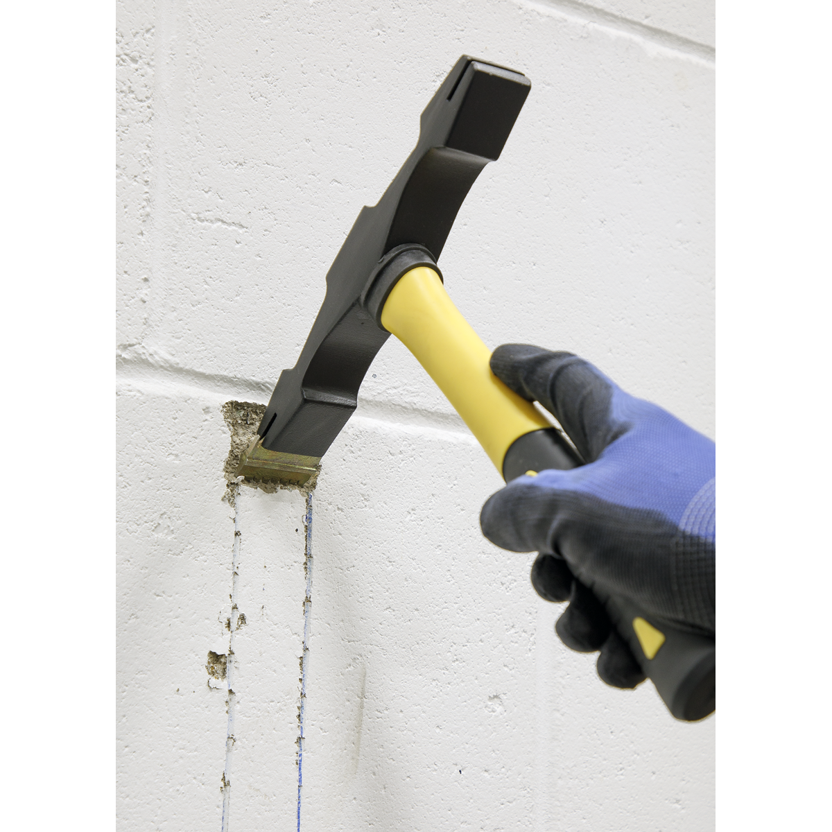 Premier Double Ended Scutch Hammer with Fibreglass Handle