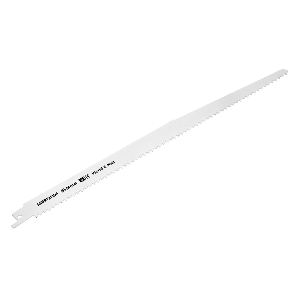 Reciprocating Saw Blade for Wood & Nails 300mm 6tpi - Pack o