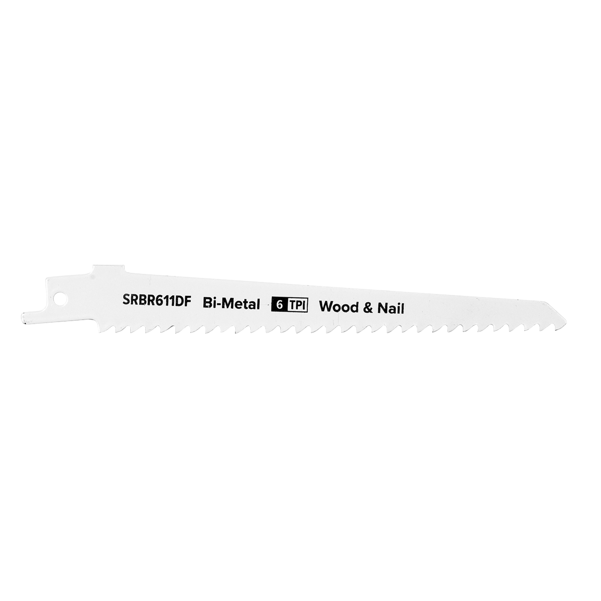 Reciprocating Saw Blade for Wood & Nail 150mm 6tpi - Pack of