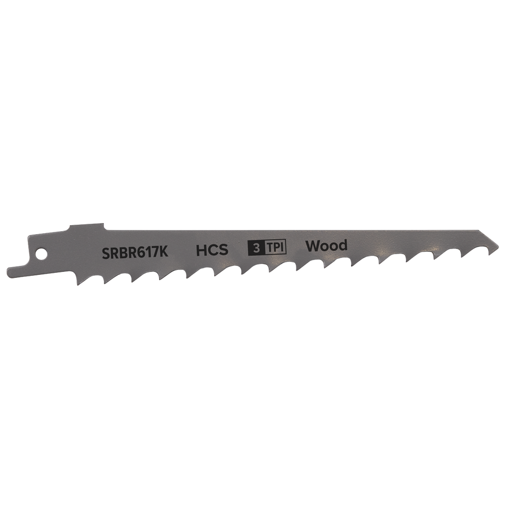 Reciprocating Saw Blade for Pruning & Coarse Wood 150mm 3tpi