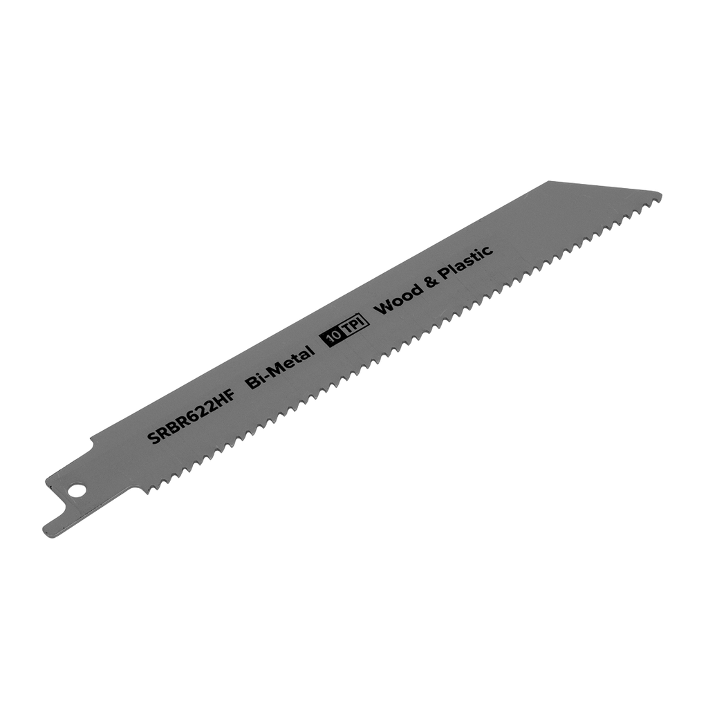 Reciprocating Saw Blade for Wood & Plastics 150mm 10tpi - Pa