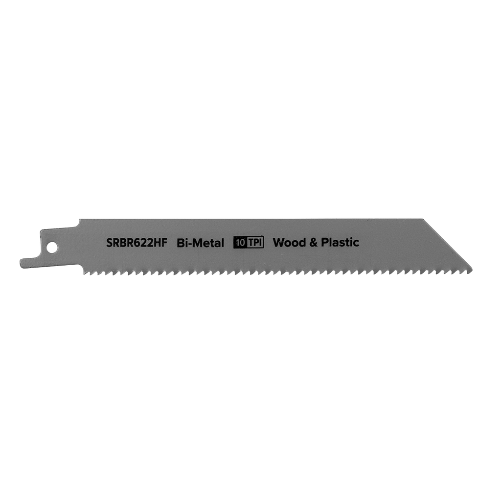 Reciprocating Saw Blade for Wood & Plastics 150mm 10tpi - Pa