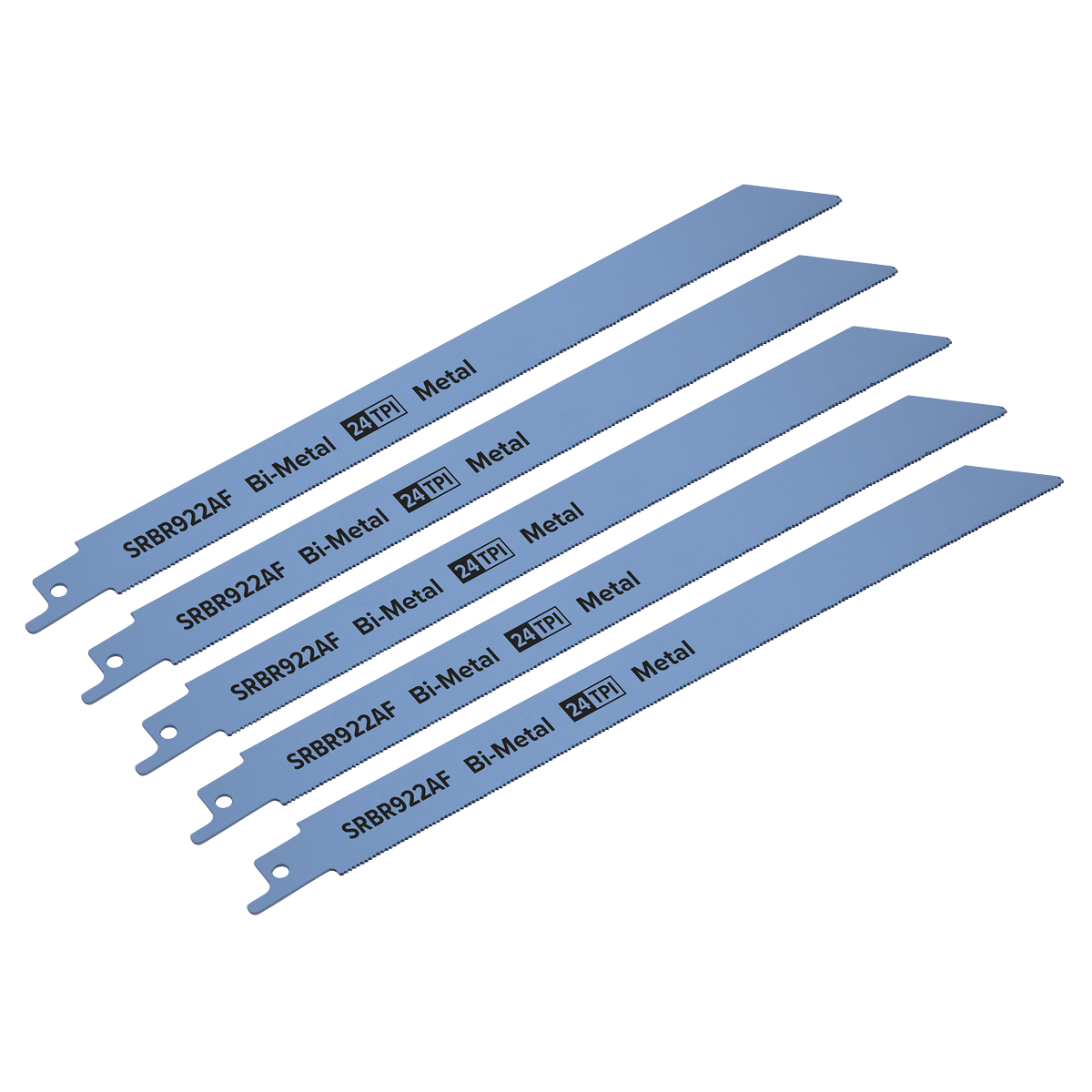 Reciprocating Saw Blade for Metal 230mm 24tpi - Pack of 5