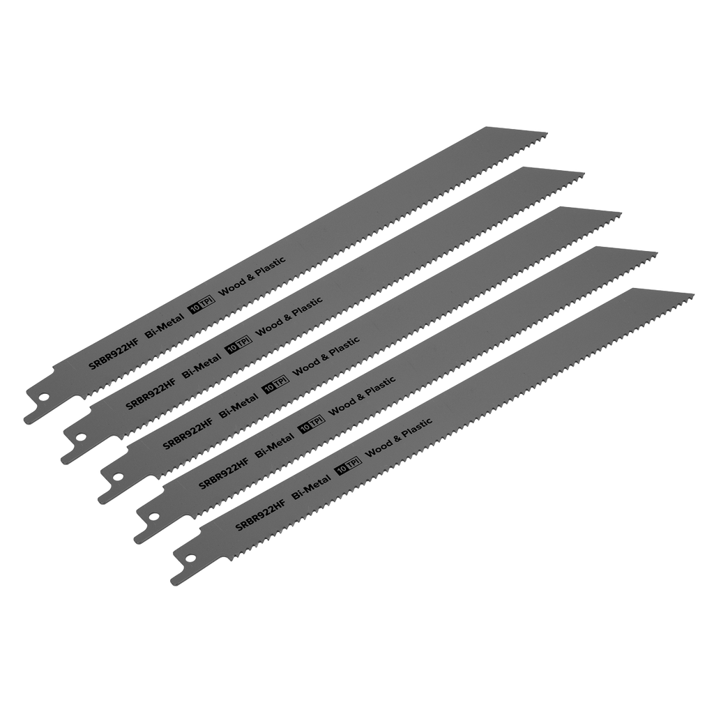 Reciprocating Saw Blade for Wood & Plastics 230mm 10tpi - Pa