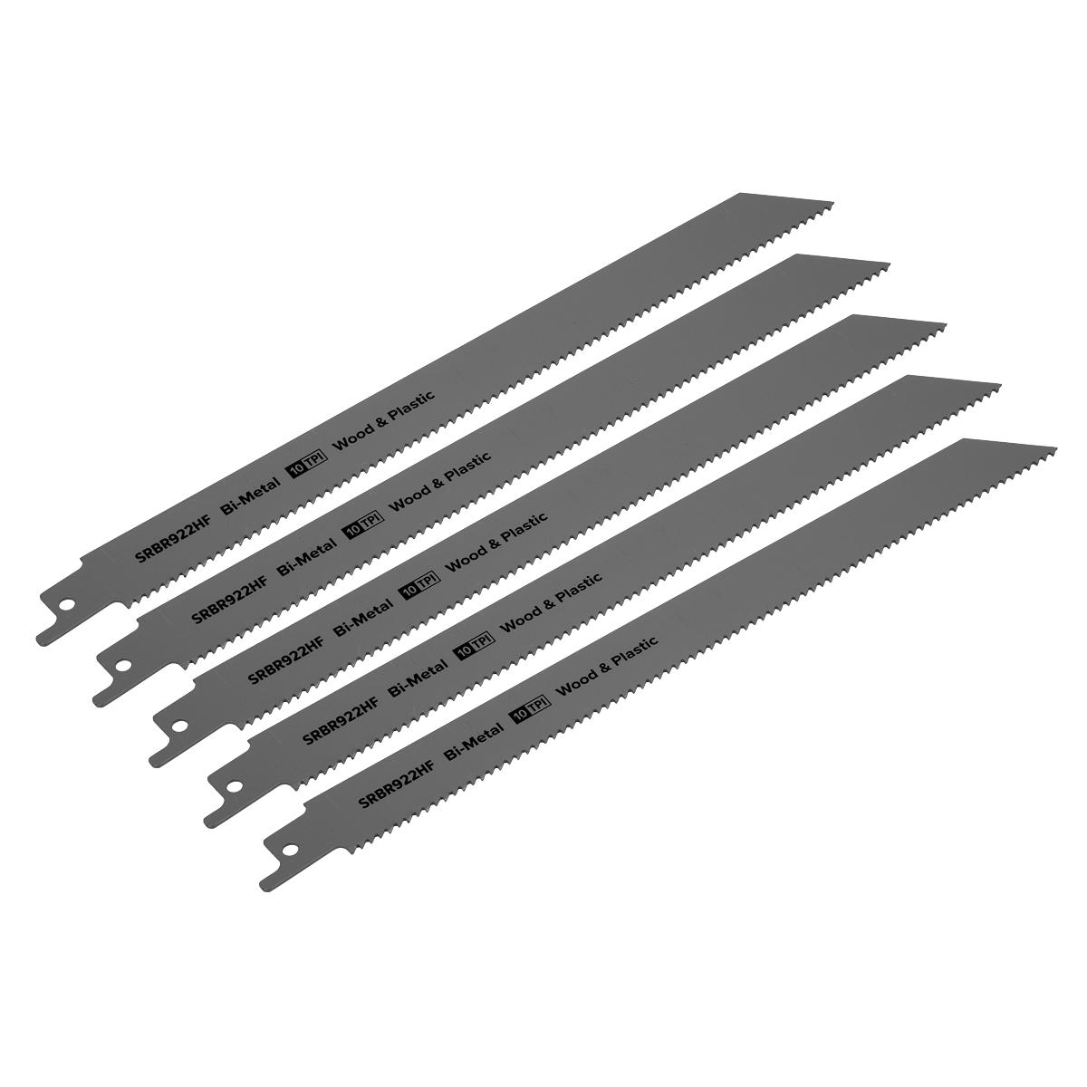 Reciprocating Saw Blade for Wood & Plastics 230mm 10tpi - Pa