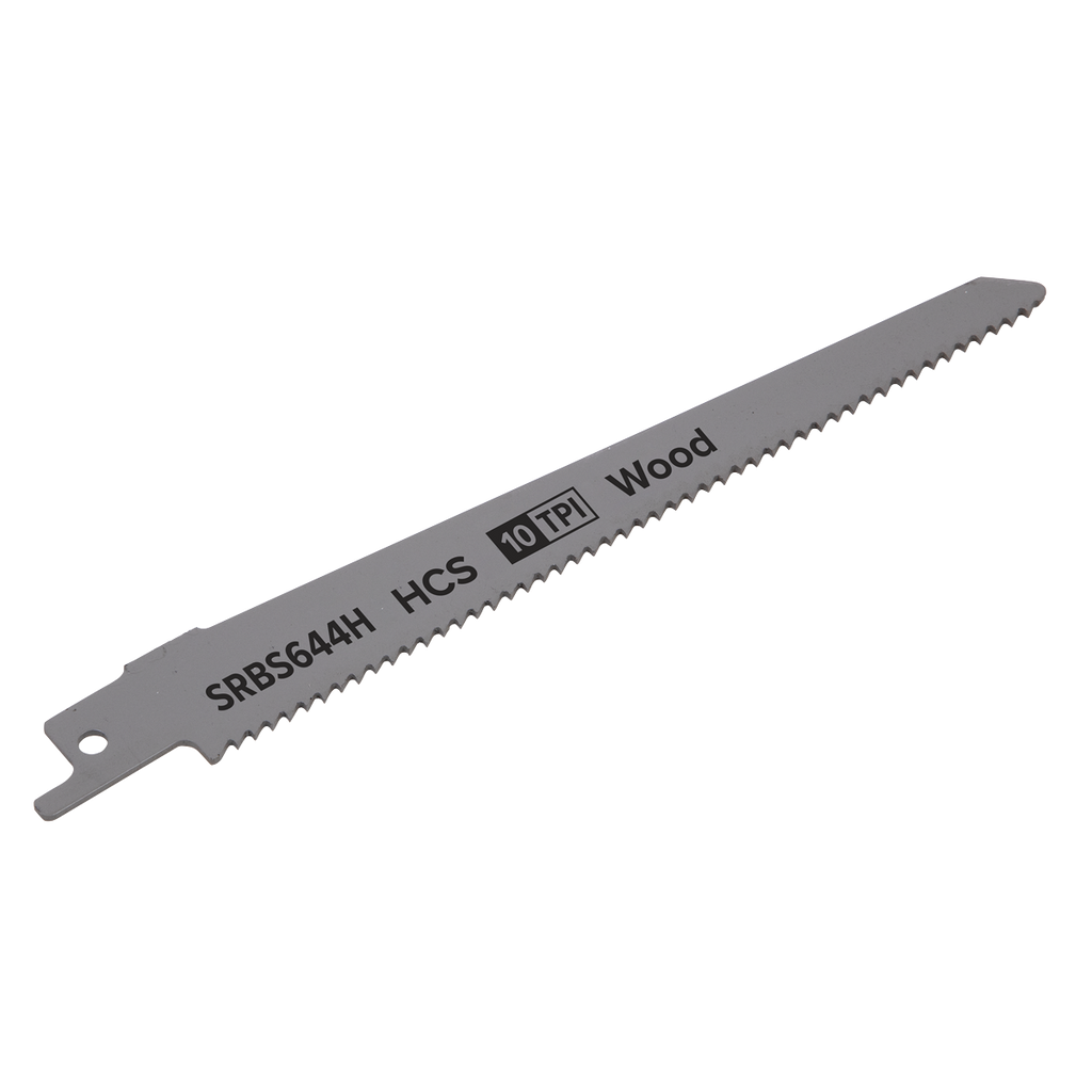 Reciprocating Saw Blade for Clean Wood 150mm 10tpi - Pack of