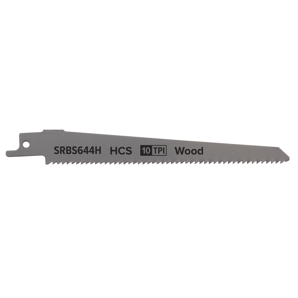 Reciprocating Saw Blade for Clean Wood 150mm 10tpi - Pack of