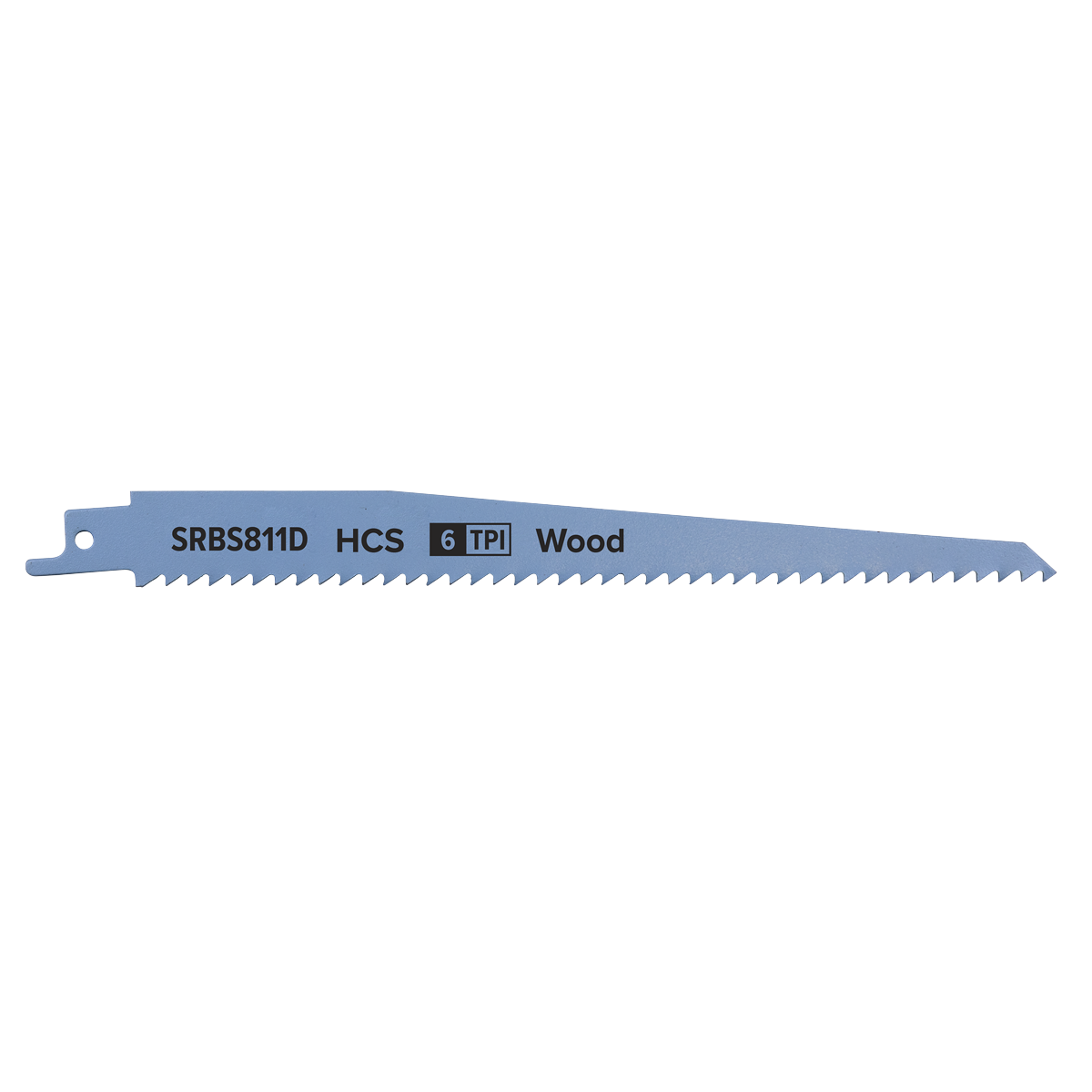 Reciprocating Saw Blade for Clean Wood 200mm 6tpi - Pack of