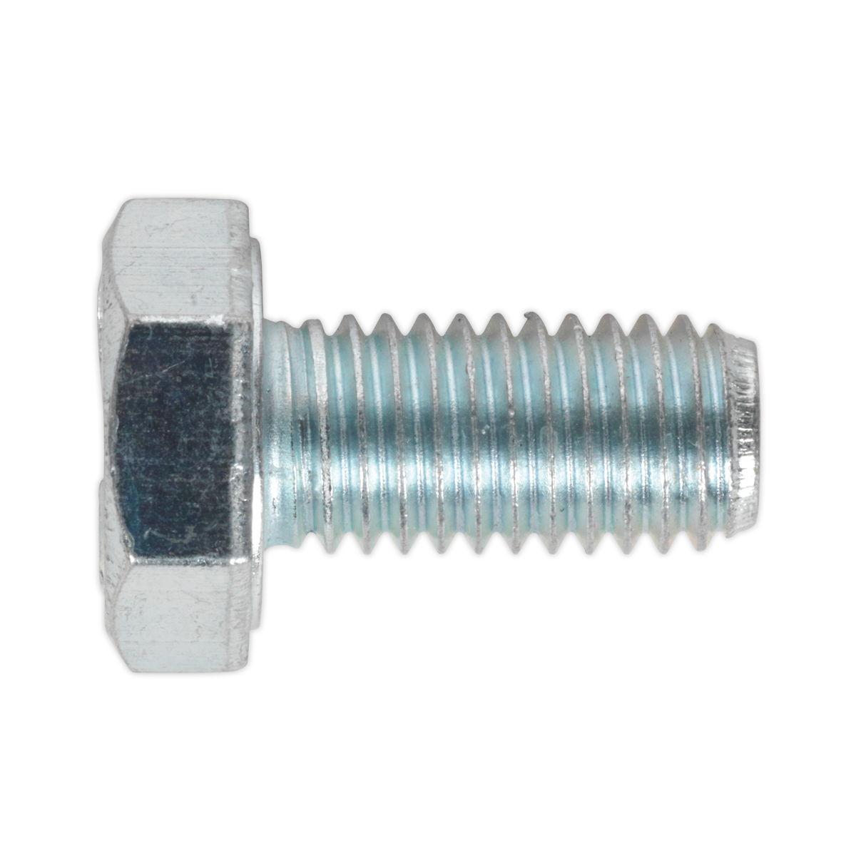 8.8 Zinc Plated HT Setscrew M10 x 20mm, DIN 933 - Pack of 25