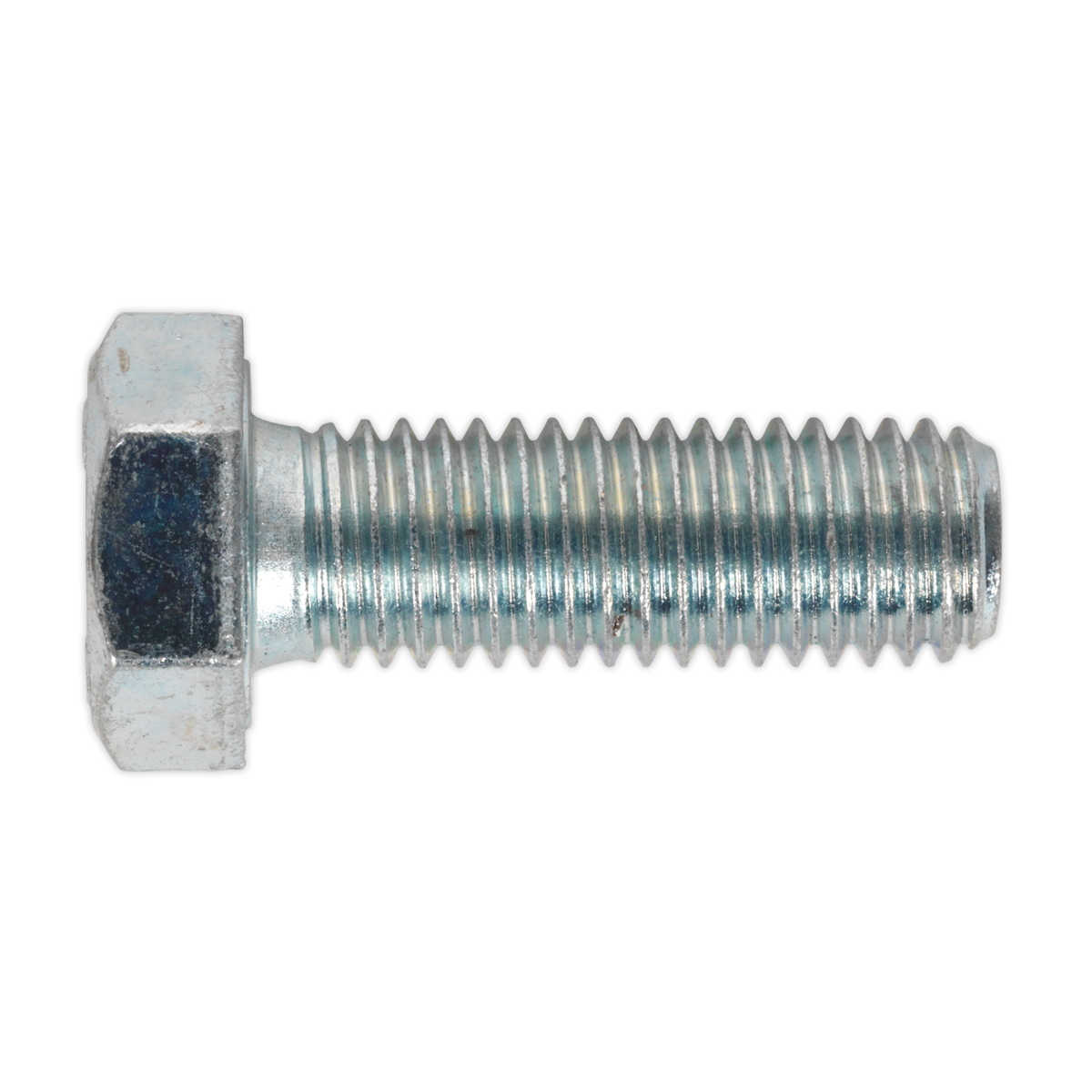 8.8 Zinc Plated HT Setscrew M12 x 35mm, DIN 933 - Pack of 25