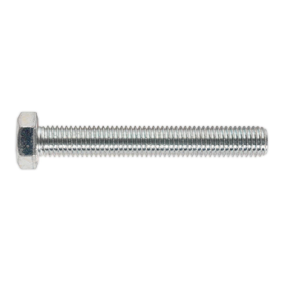8.8 Zinc Plated HT Setscrew M14 x 100mm, DIN 933 - Pack of 10