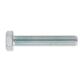 8.8 Zinc Plated HT Setscrew M14 x 80mm, DIN 933 - Pack of 10