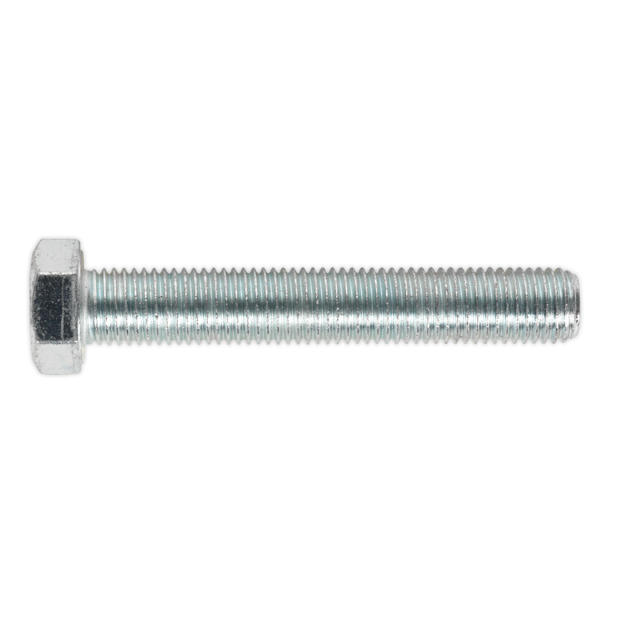 8.8 Zinc Plated HT Setscrew M16 x 100mm, DIN 933 - Pack of 5