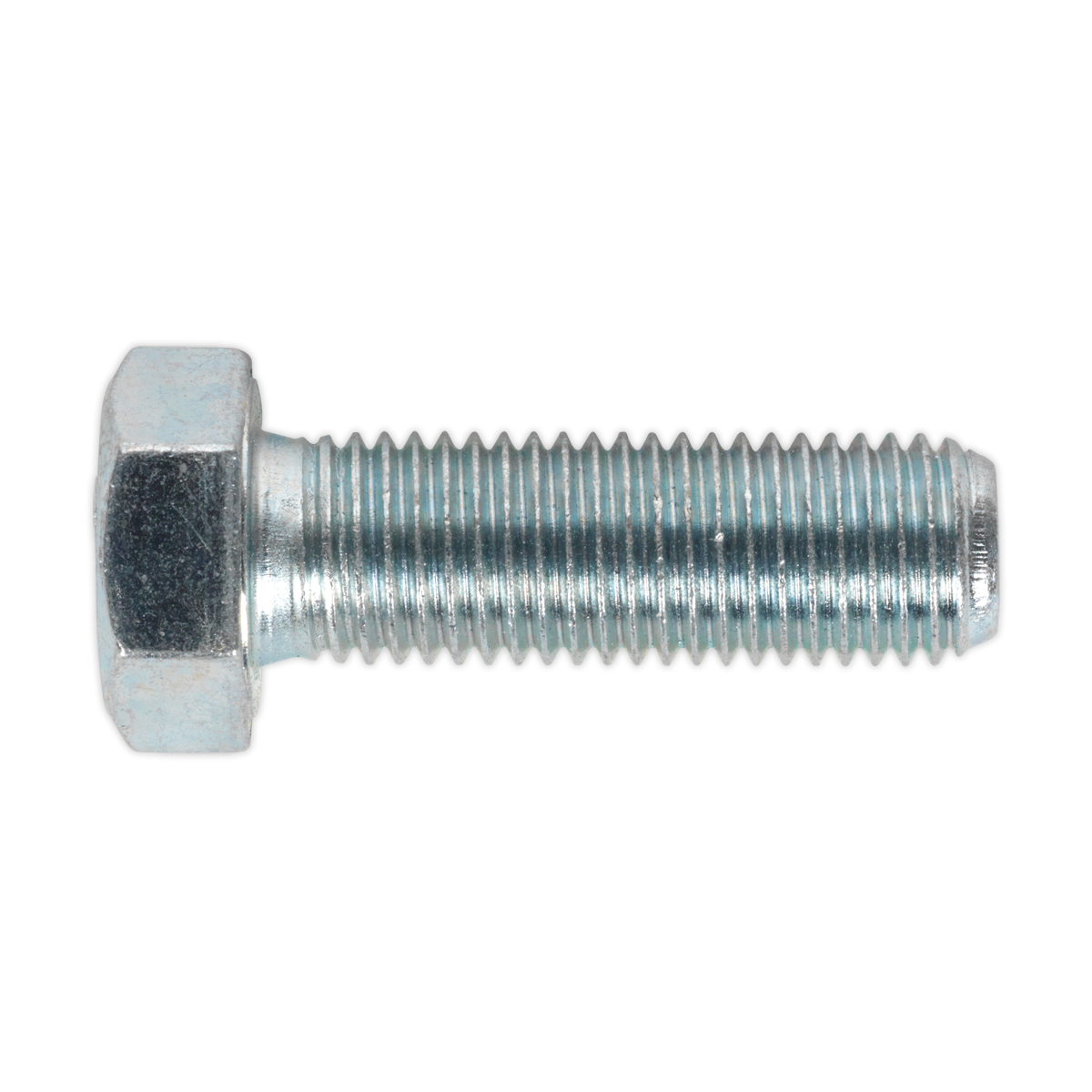 8.8 Zinc Plated HT Setscrew M16 x 50mm, DIN 933 - Pack of 10