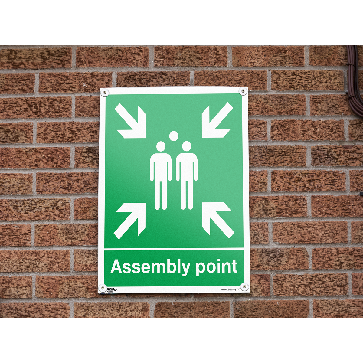 Worksafe® Assembly Point Safety Sign - Rigid Plastic