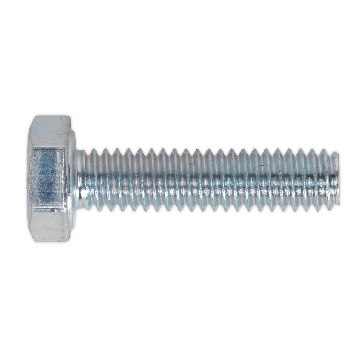 8.8 Zinc Plated HT Setscrew M4 x 10mm, DIN 933 - Pack of 50