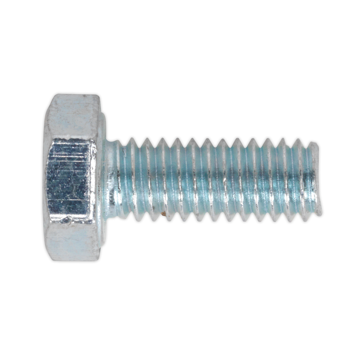 8.8 Zinc Plated HT Setscrew M4 x 16mm, DIN 933 - Pack of 50