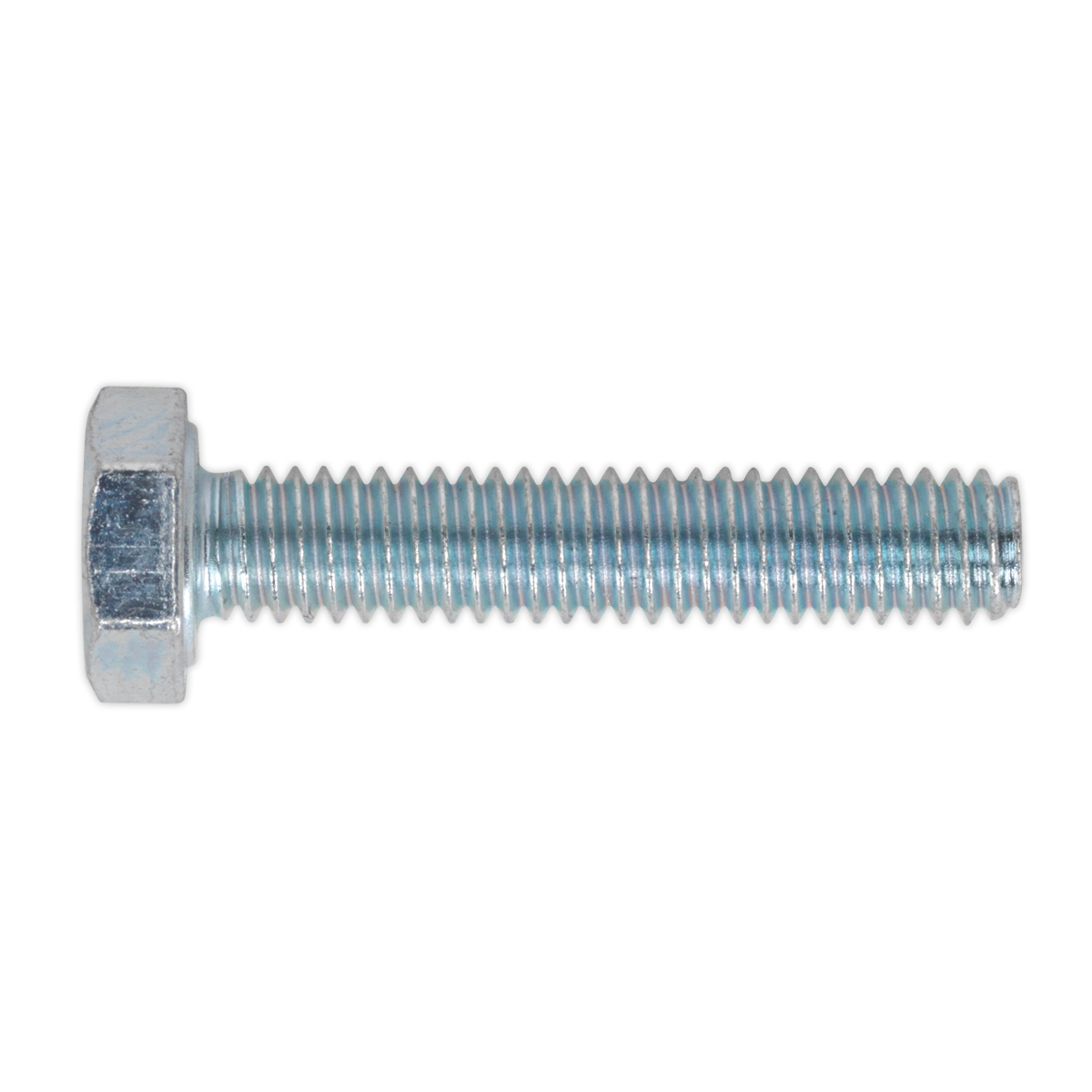8.8 Zinc Plated HT Setscrew M4 x 20mm, DIN 933 - Pack of 50