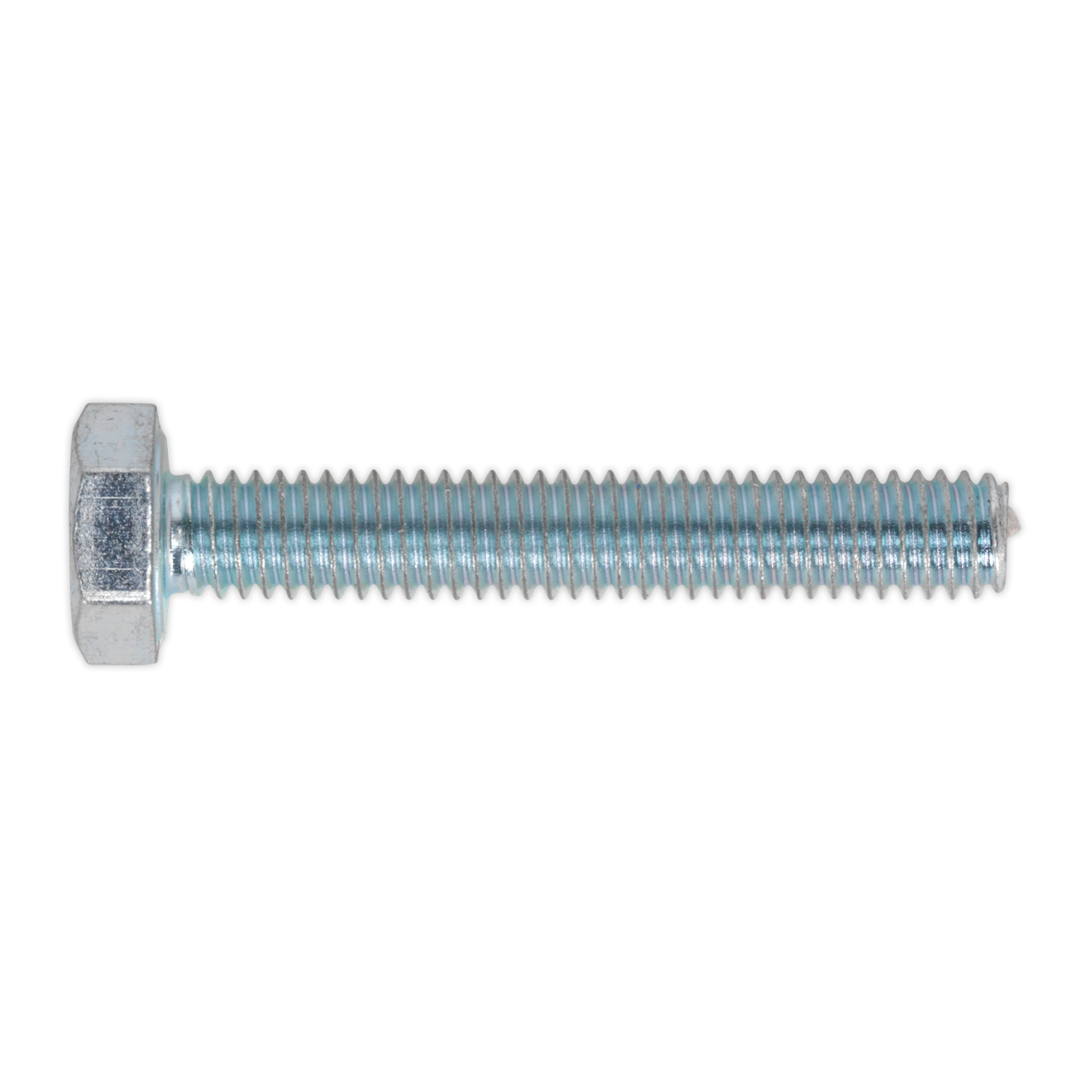 8.8 Zinc Plated HT Setscrew M4 x 25mm, DIN 933 - Pack of 50