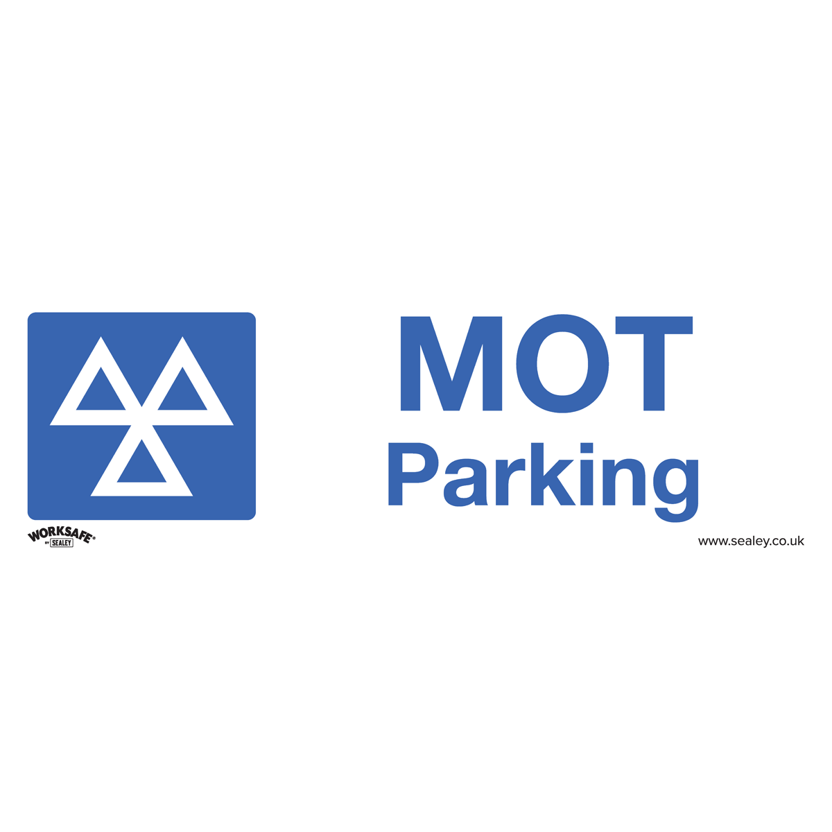 Worksafe® MOT Parking Safety Sign, Self-Adhesive Vinyl