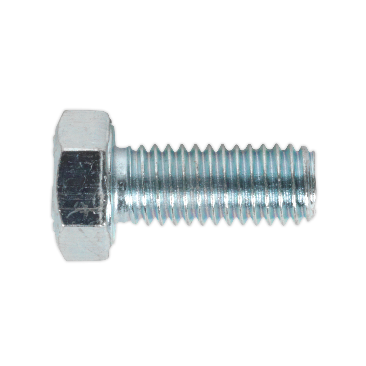 8.8 Zinc Plated HT Setscrew M5 x 12mm, DIN 933 - Pack of 50