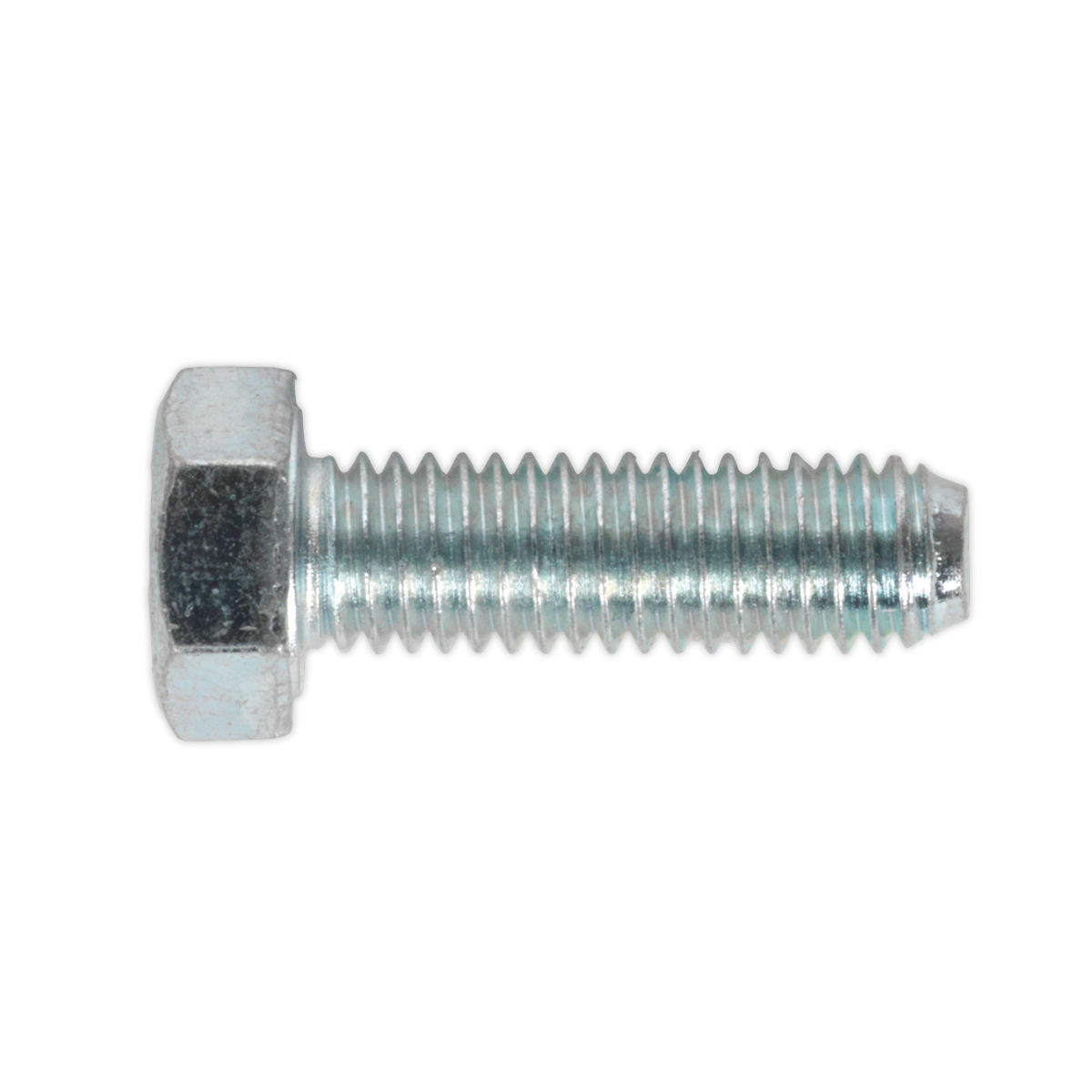 8.8 Zinc Plated HT Setscrew M5 x 16mm, DIN 933 - Pack of 50