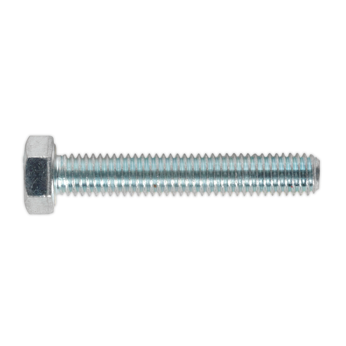 8.8 Zinc Plated HT Setscrew M5 x 30mm, DIN 933 - Pack of 50