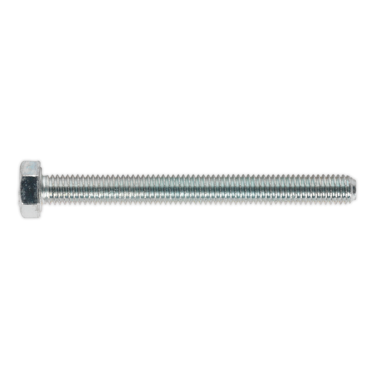 8.8 Zinc Plated HT Setscrew M5 x 50mm, DIN 933 - Pack of 50