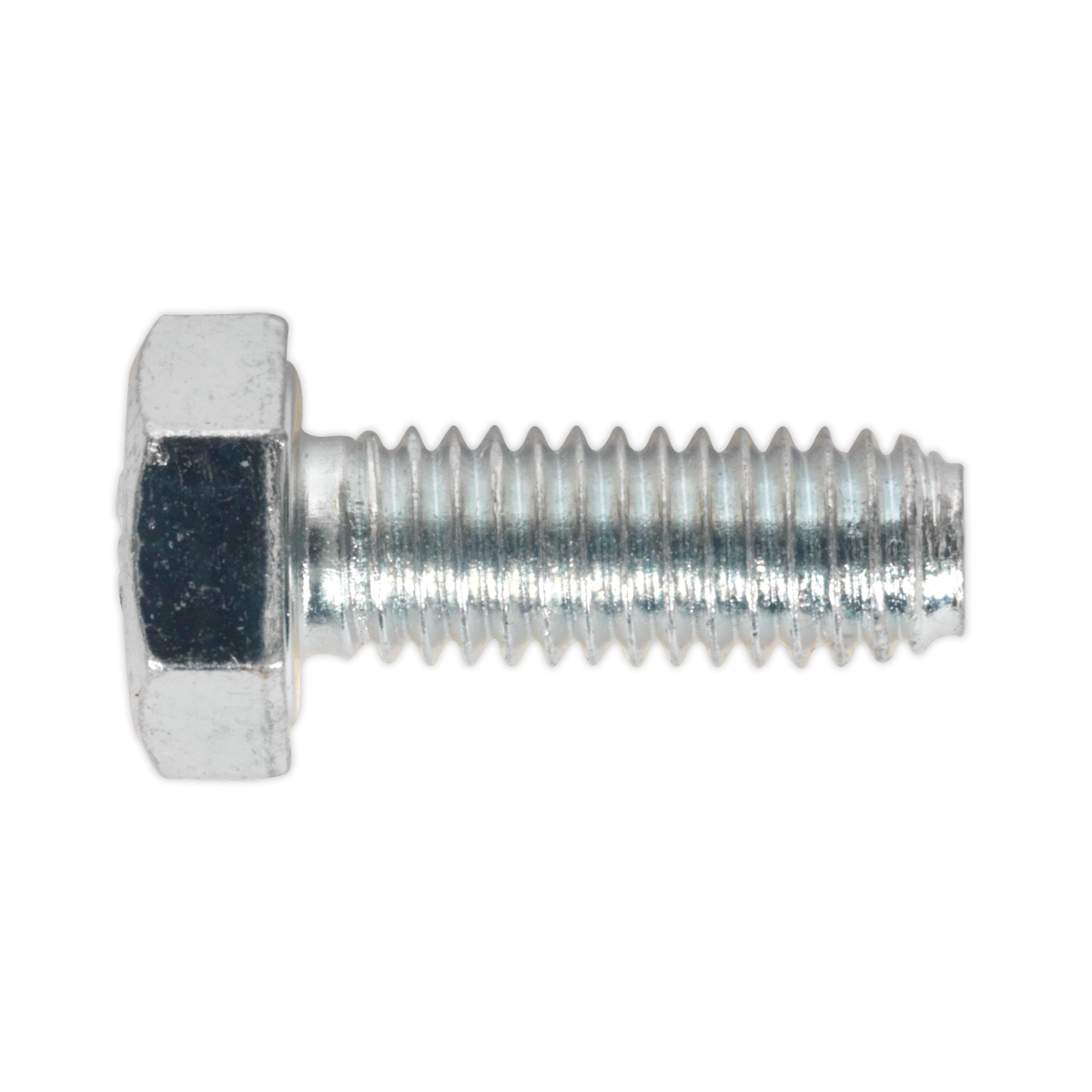 8.8 Zinc Plated HT Setscrew M6 x 16mm, DIN 933 - Pack of 50
