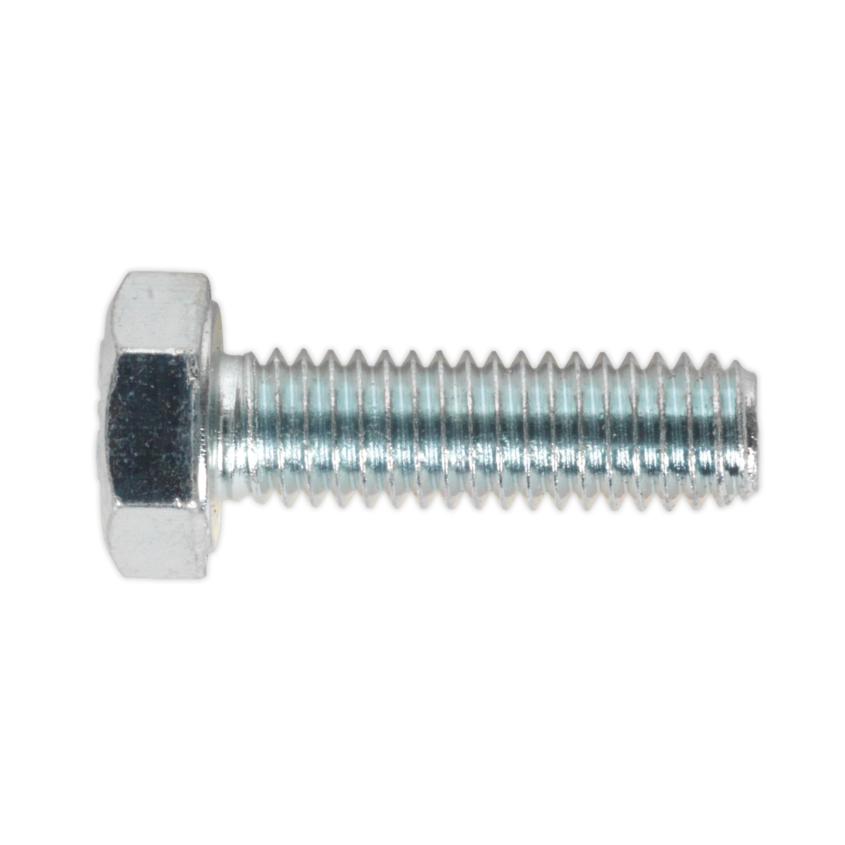 8.8 Zinc Plated HT Setscrew M6 x 20mm, DIN 933 - Pack of 50