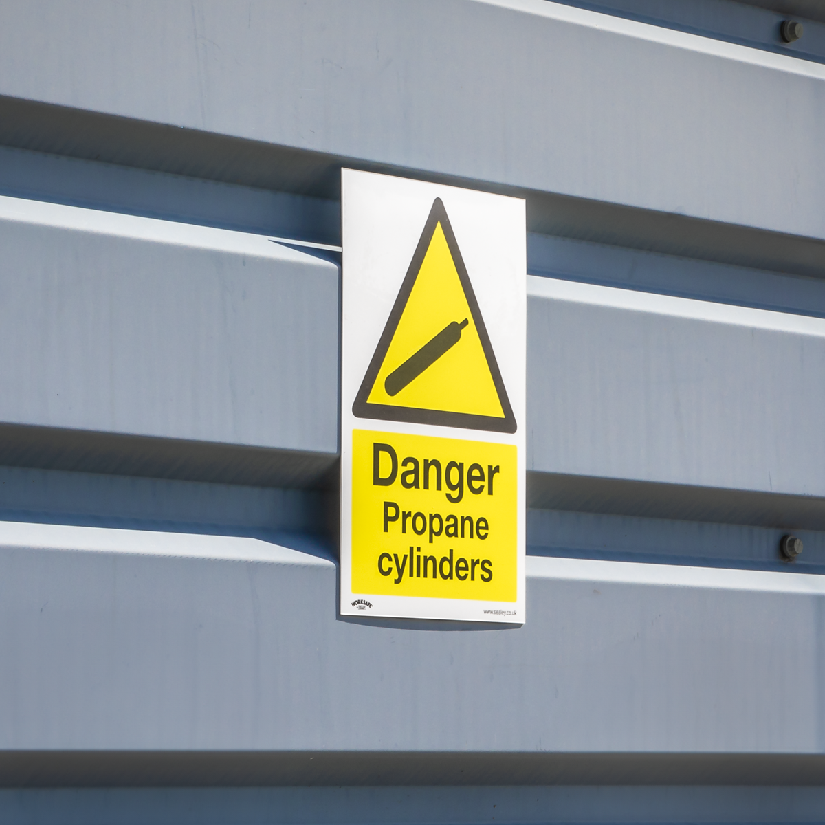 Worksafe® Danger Propane Cylinders Safety Sign - Self-Adhesi