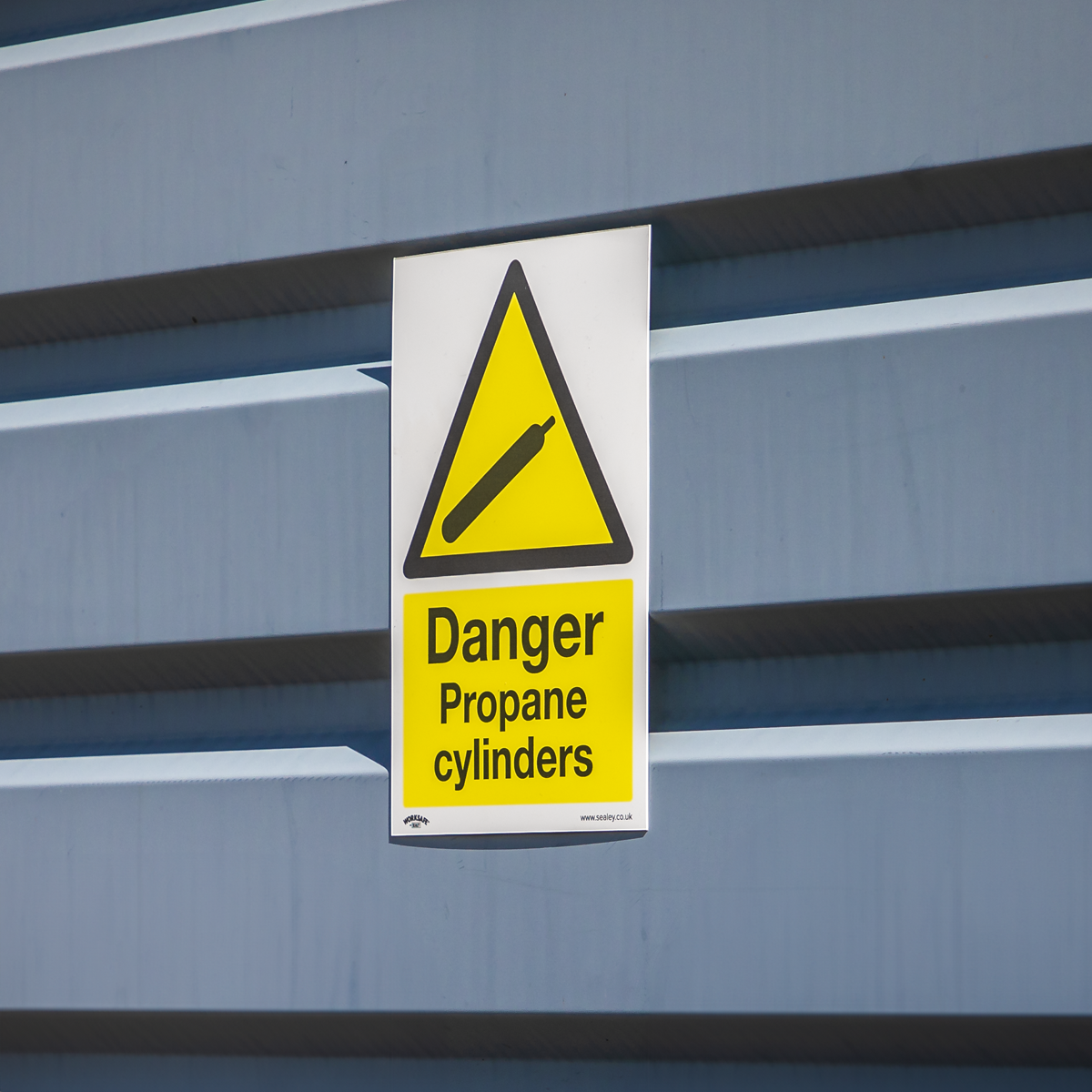 Worksafe® Danger Propane Cylinders Safety Sign - Self-Adhesi