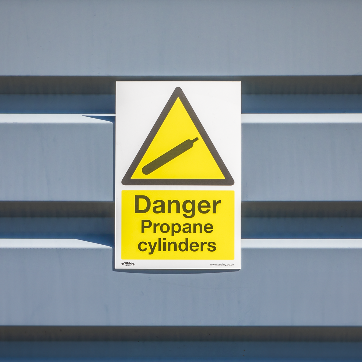 Worksafe® Danger Propane Cylinders Safety Sign - Self-Adhesi